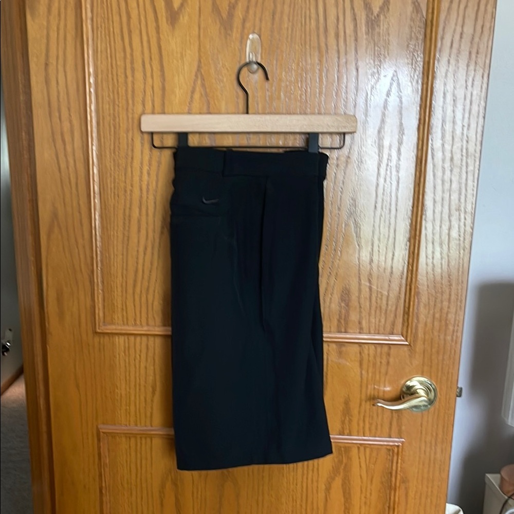 Nike Black Flat Front Men's Shorts